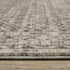 8' X 11' Gray And Beige Diamond Area Rug With Fringe