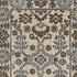 8' Ivory And Rust Floral Runner Rug With Fringe