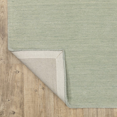8' X 10' Silver Wool Hand Tufted Area Rug
