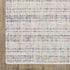 8' X 10' Ivory Blue And Yellow Striped Hand Tufted Area Rug