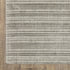 8' X 10' Gray And Ivory Striped Hand Tufted Area Rug