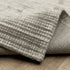 8' X 10' Gray And Ivory Striped Hand Tufted Area Rug