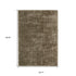8' X 11' Brown And Ivory Geometric Area Rug