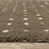 8' X 11' Brown And Ivory Geometric Area Rug