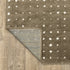 8' X 11' Brown And Ivory Geometric Area Rug