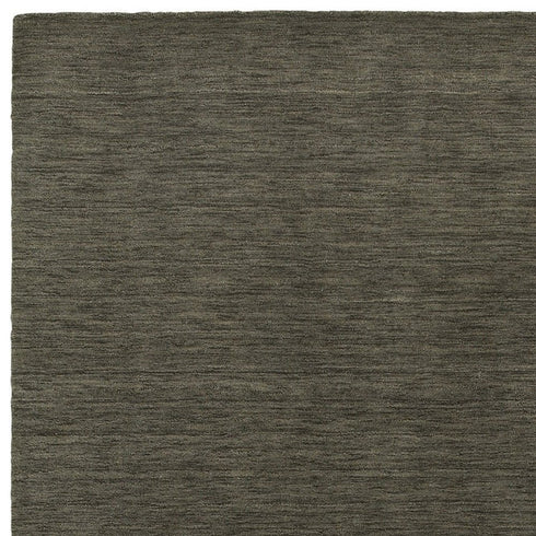 8' X 10' Charcoal Wool Hand Tufted Area Rug