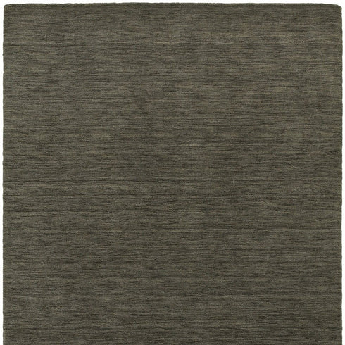 8' X 10' Charcoal Wool Hand Tufted Area Rug