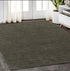 8' X 10' Charcoal Wool Hand Tufted Area Rug