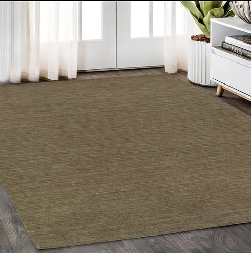 8' X 10' Gray Wool Hand Tufted Area Rug