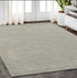 8' X 10' Gray Wool Hand Tufted Area Rug