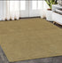 8' X 10' Gold Wool Hand Tufted Area Rug