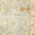6' X 9' Blue And Sand Wool Oriental Hand Knotted Area Rug
