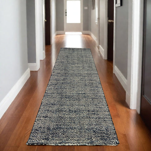 8' X 10' Charcoal Hand Tufted Area Rug
