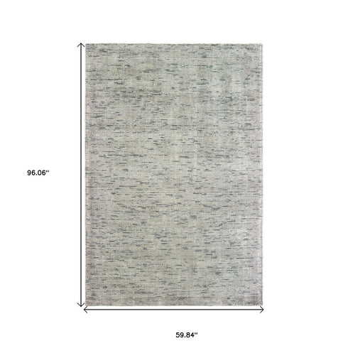 8' X 10' Stone Hand Tufted Area Rug