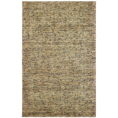 8' X 10' Gold Hand Tufted Area Rug