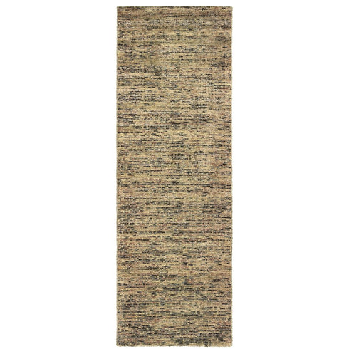 8' X 10' Gold Hand Tufted Area Rug