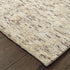 8' Ivory And Sand Hand Tufted Runner Rug