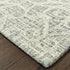 8' X 10' Gray And Ivory Wool Geometric Hand Tufted Area Rug