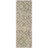 8' X 10' Brown And Ivory Wool Floral Hand Tufted Area Rug