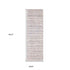 8' X 10' Ivory Blue And Yellow Striped Hand Tufted Area Rug