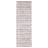 8' X 10' Ivory Blue And Yellow Striped Hand Tufted Area Rug
