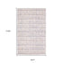 8' X 10' Ivory Blue And Yellow Striped Hand Tufted Area Rug