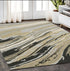 8' X 10' Gray Wool Abstract Hand Tufted Area Rug