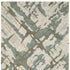 8' X 10' Gray And Teal Wool Abstract Hand Tufted Area Rug