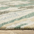 8' X 10' Gray And Teal Wool Abstract Hand Tufted Area Rug