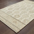 8' X 10' Sand Wool Floral Hand Tufted Area Rug