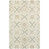 8' X 10' Gray And Sand Wool Geometric Hand Tufted Area Rug