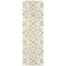 8' X 10' Gray And Sand Wool Geometric Hand Tufted Area Rug