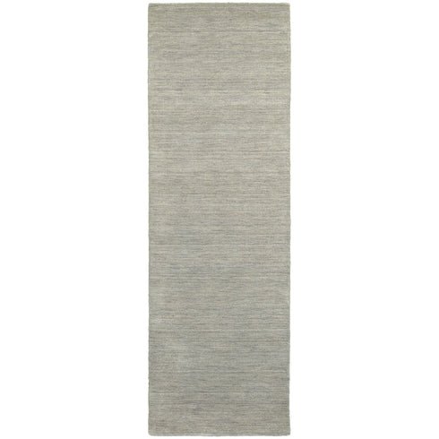 8' X 10' Gray Wool Hand Tufted Area Rug