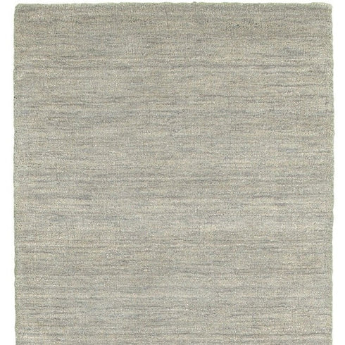 8' X 10' Gray Wool Hand Tufted Area Rug