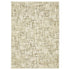 8' X 11' Ivory And Brown Abstract Area Rug