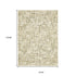 8' X 11' Ivory And Brown Abstract Area Rug