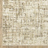 8' X 11' Ivory And Brown Abstract Area Rug