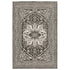 8' X 11' Gray And Ivory Oriental Area Rug
