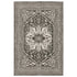 8' X 11' Gray And Ivory Oriental Area Rug