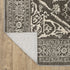 8' X 11' Gray And Ivory Oriental Area Rug