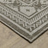 8' X 11' Gray Medallion Area Rug