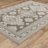 8' X 11' Gray Medallion Area Rug