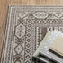 8' X 11' Gray Medallion Area Rug