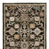 8' Brown Gray And Tan Oriental Runner Rug