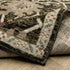 8' Brown Gray And Tan Oriental Runner Rug