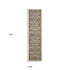 8' X 11' Ivory And Gold Oriental Area Rug