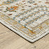 8' X 11' Ivory And Gold Oriental Area Rug