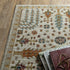 8' X 11' Ivory And Gold Oriental Area Rug