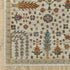 8' X 11' Ivory And Gold Oriental Area Rug