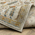 8' X 11' Ivory And Gold Oriental Area Rug